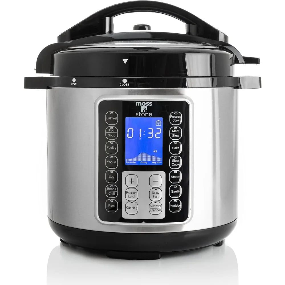 6 Quart Electric Rice Cooker with LCD