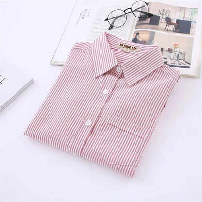 Trendy Striped Cotton Shirt for Women