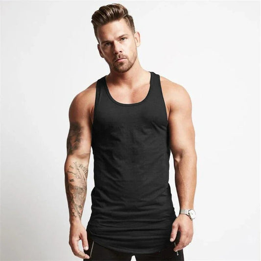 Men's Sleeveless Workout Tank Top for Bodybuilding