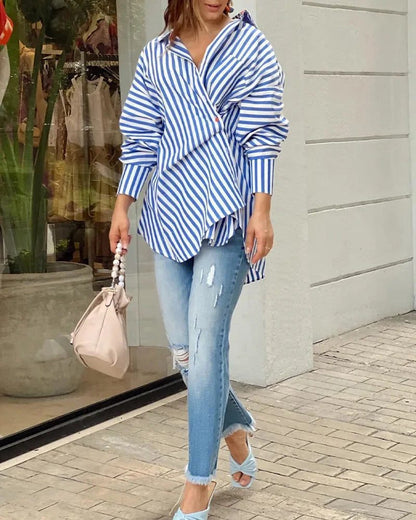 Stylish Striped Cotton Shirts for Women