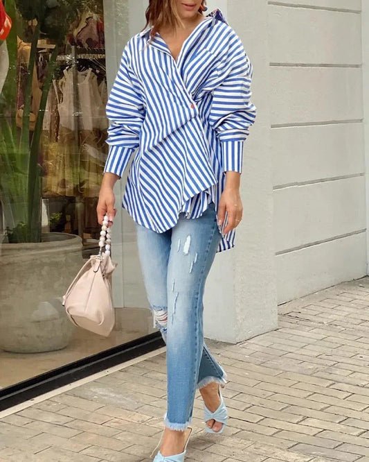 Stylish Striped Cotton Shirts for Women