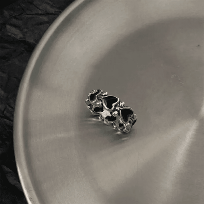 Y2K Vintage Kpop Heart Adjustable Rings Set