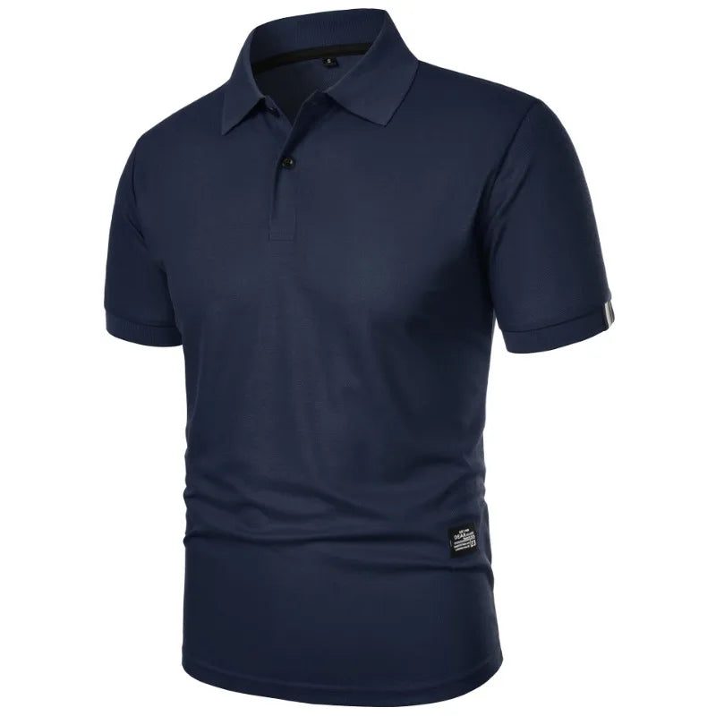 Lightweight Short Sleeve Polo Shirt for Men