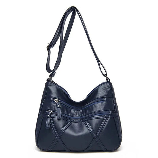 Luxury Vintage Soft Leather Crossbody Handbag