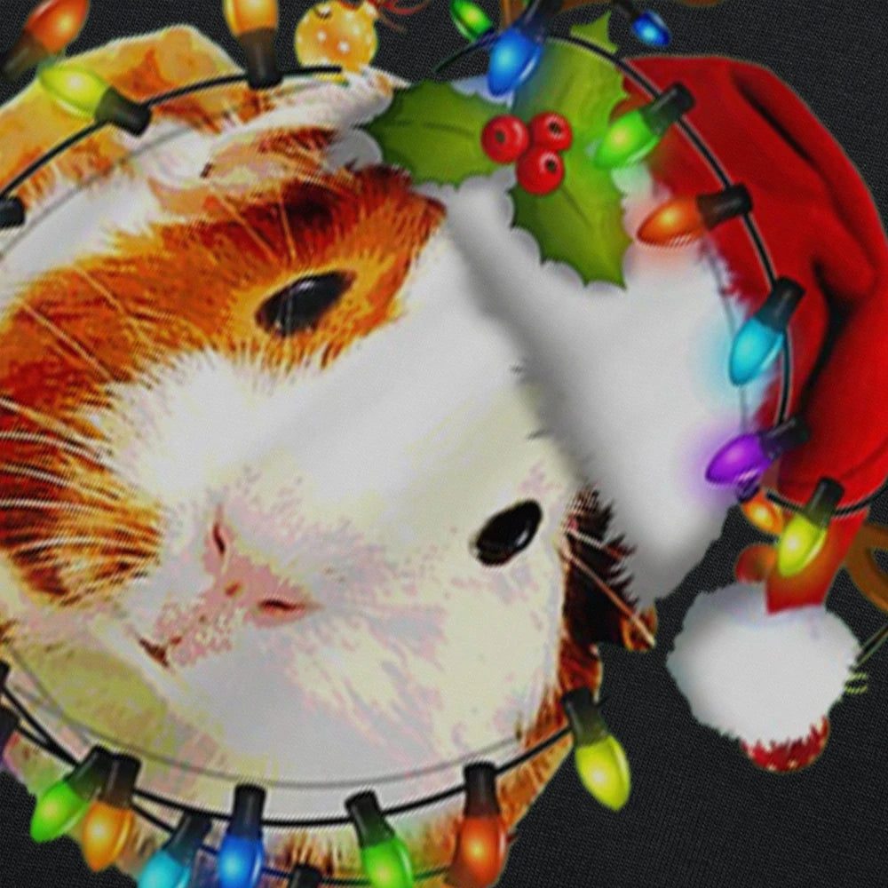 Funny Guinea Pig Christmas T-Shirt for Men