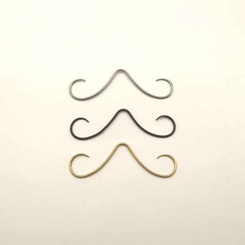 Stainless Steel Mustache Nose Ring Jewelry