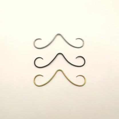 Stainless Steel Mustache Nose Ring Jewelry
