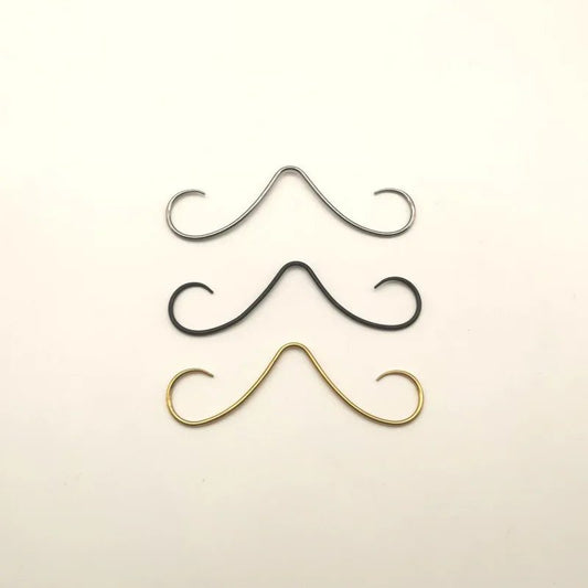 Stainless Steel Mustache Nose Ring Jewelry