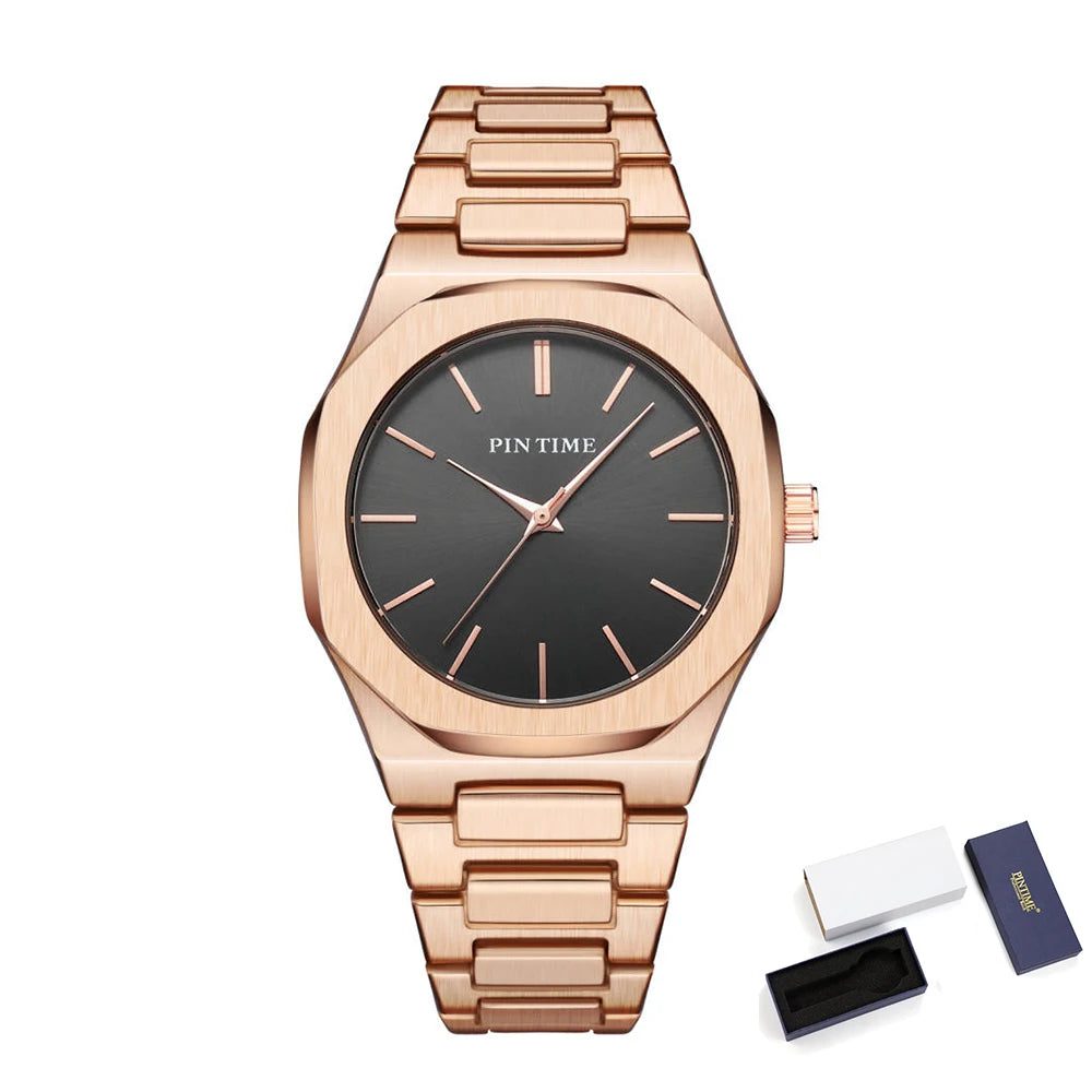 Waterproof Super Thin Quartz Watch for Men