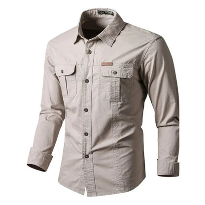 Elegant Long Sleeve Men's Linen Shirts