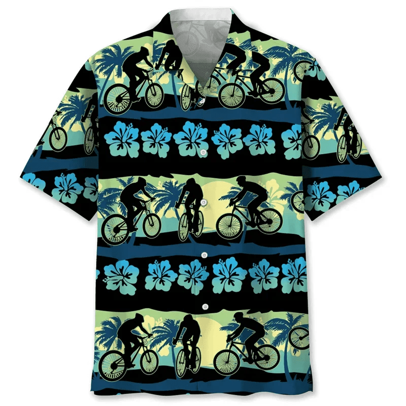 Colorful Tropical Hawaiian Shirt for Men