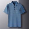 Men's Ice Silk Short-Sleeve Polo Shirt