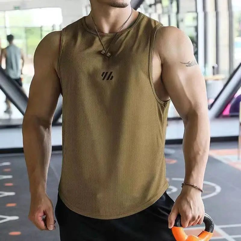 2024 Men's Breathable Mesh Fitness Tank Top