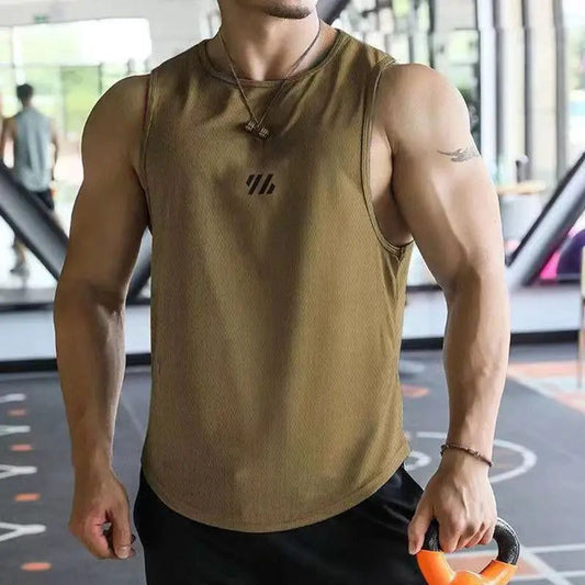2024 Men's Breathable Mesh Fitness Tank Top