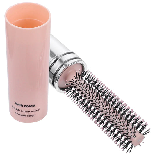 Compact Round Brush for Travel Hair Styling