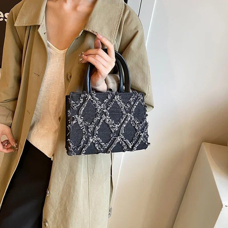 2024 Fashion Denim Messenger Bags for Women