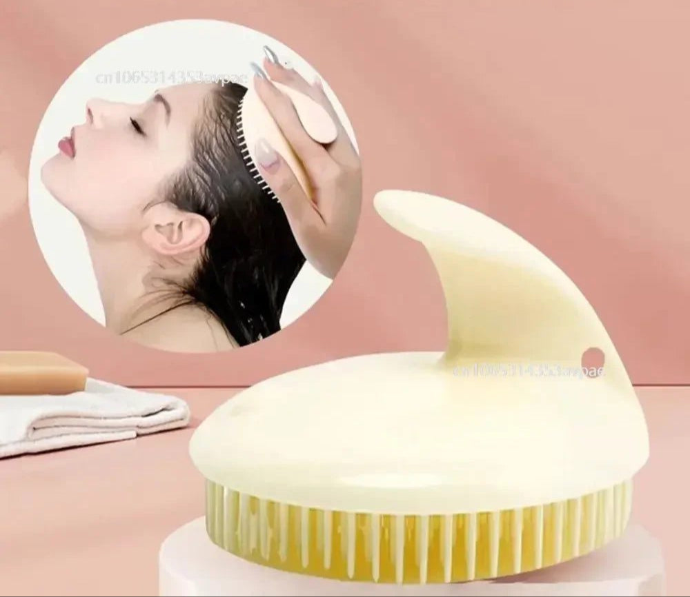Portable Scalp Massage Brush for Dandruff Relief