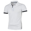 Lightweight Lapel Tshirts for Men | White Black