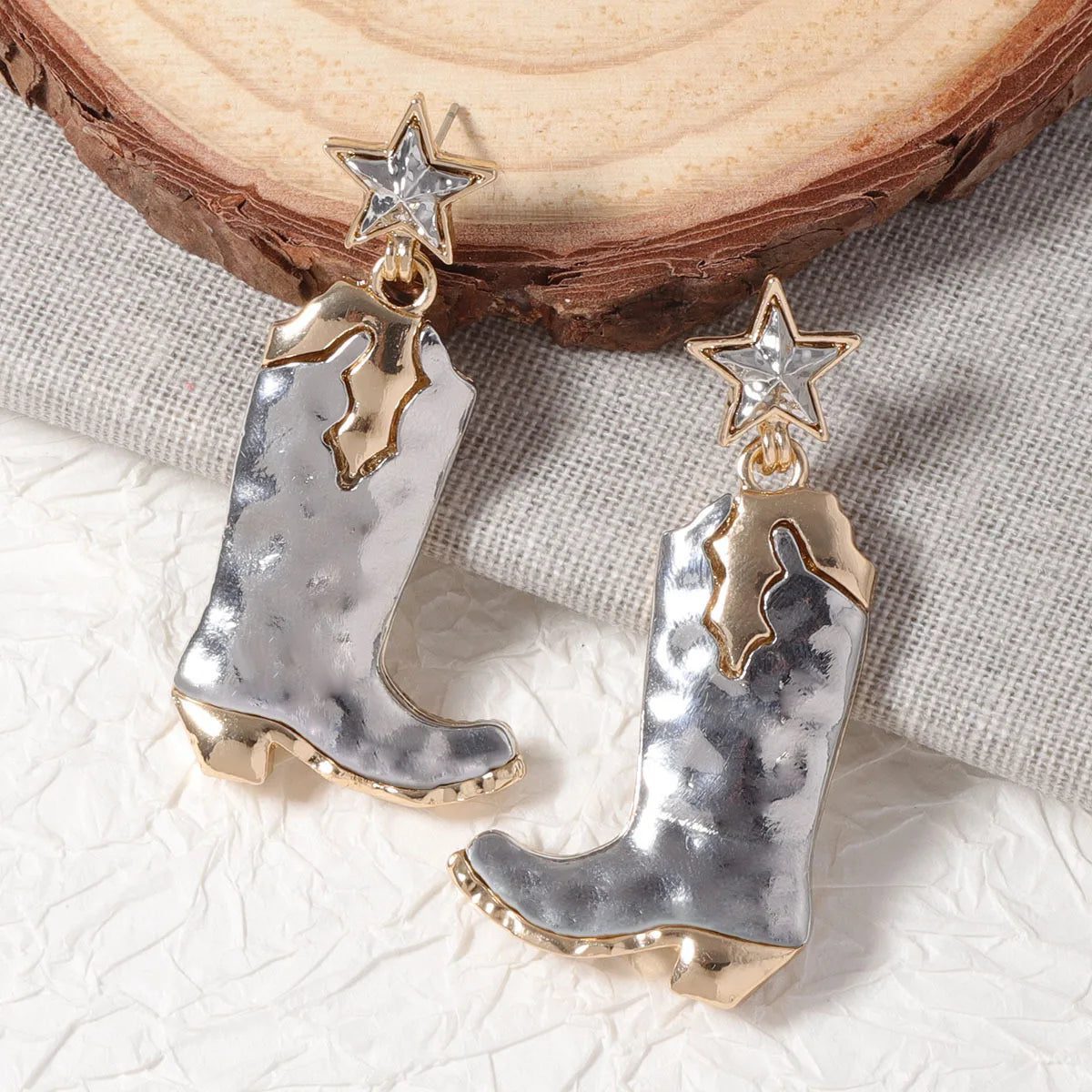 Vintage Cowboy Boot Earrings for Holiday Gifts