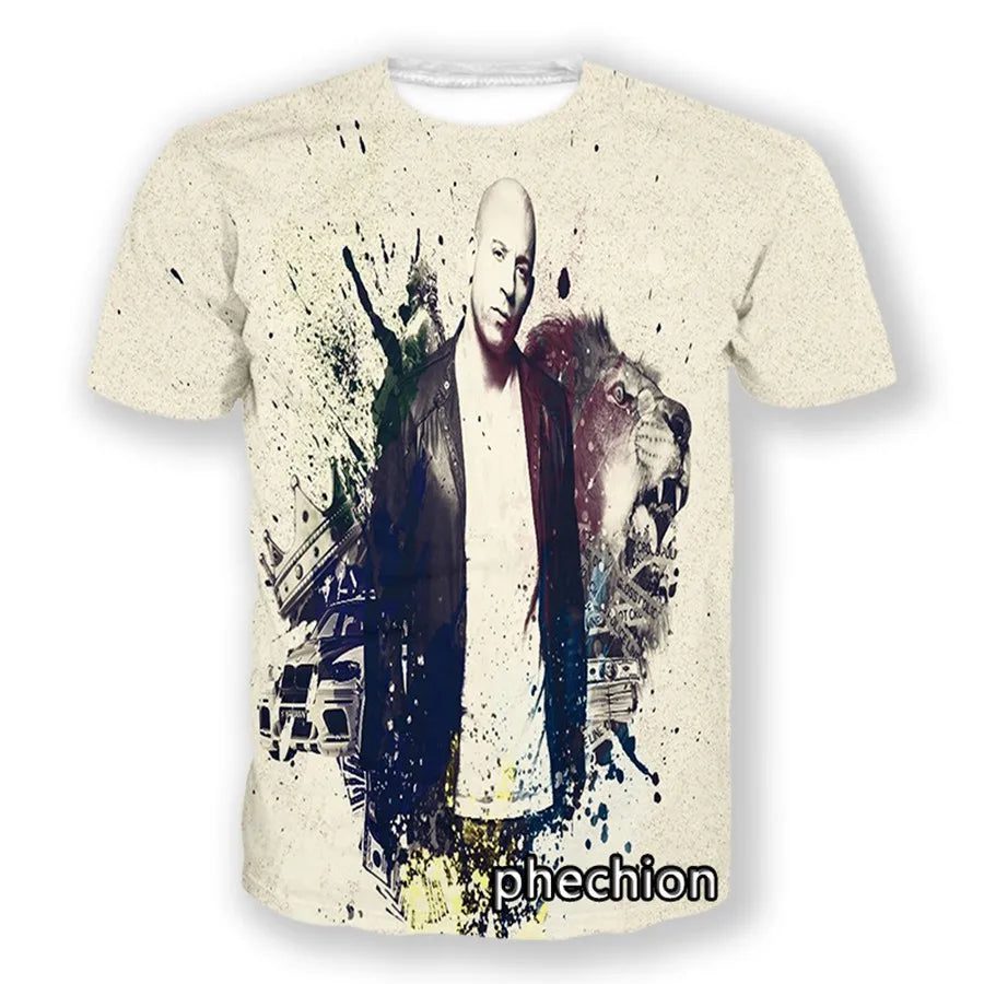 Unisex 3D Print Diesel T-Shirt for Hip Hop