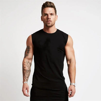 Men's Sleeveless Workout Tank Top for Bodybuilding