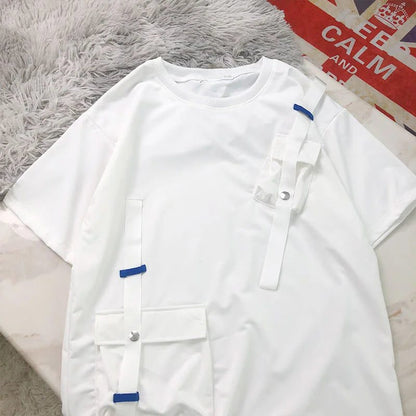 Men's Casual Summer Pocket T-Shirt Fashion
