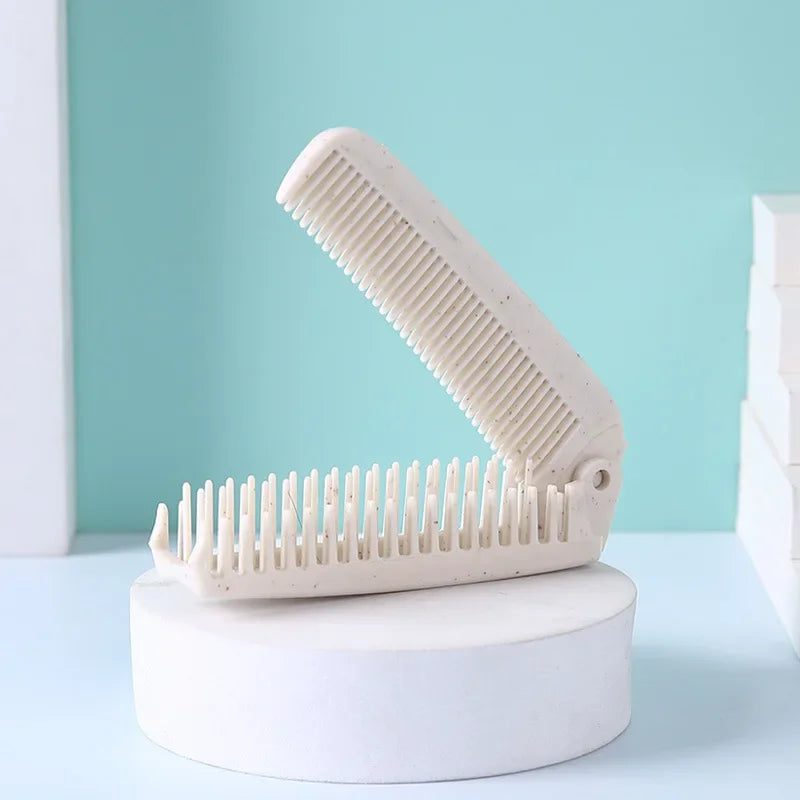 Portable Folding Travel Hair Brush - Anti-static