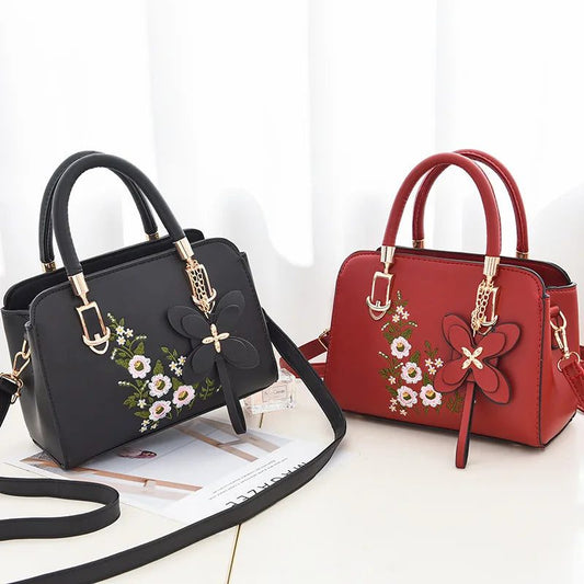 Luxury Embroidered Women's Crossbody Tote Bag