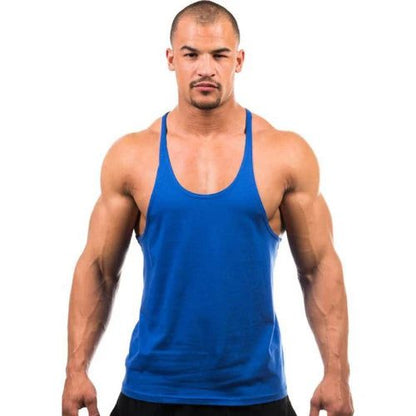 Men's Fitness Stringer Tank Top for Workouts