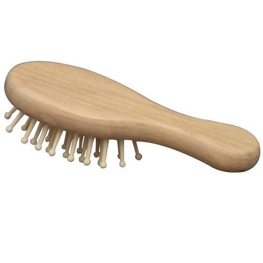 Travel Mini Bamboo Hair Brush for Styling