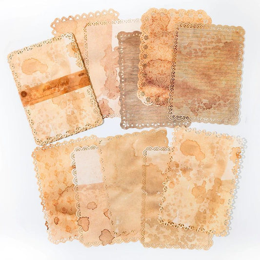 Vintage Floral Lace Scrapbook Paper Pack