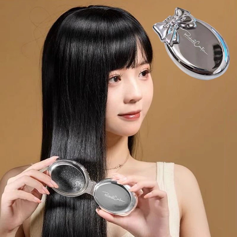 Portable Folding Comb Mirror for Travel