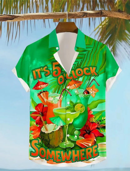 Men's Hawaiian 3D Printed Summer Shirt