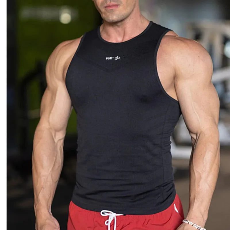 Men's Ribbed Tank Top - Cool Summer Sleeveless