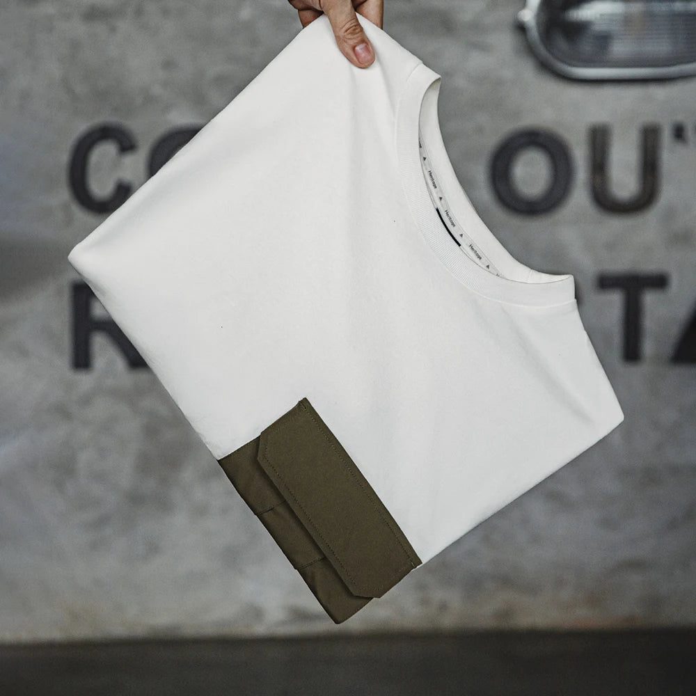 Men's Loose Pocket T-Shirt for Summer