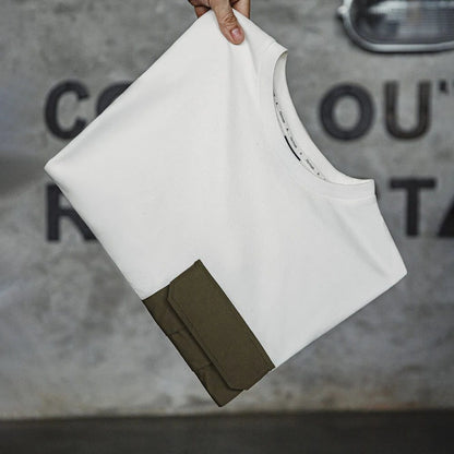 Men's Loose Pocket T-Shirt for Summer