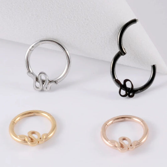 Unique Surgical Steel Septum Clicker Jewelry