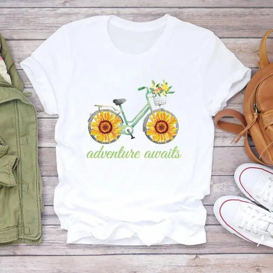 Floral Print Oversized T-Shirt for Women