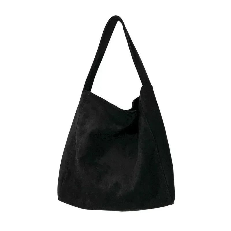 2024 Large Capacity Suede Shoulder Bag