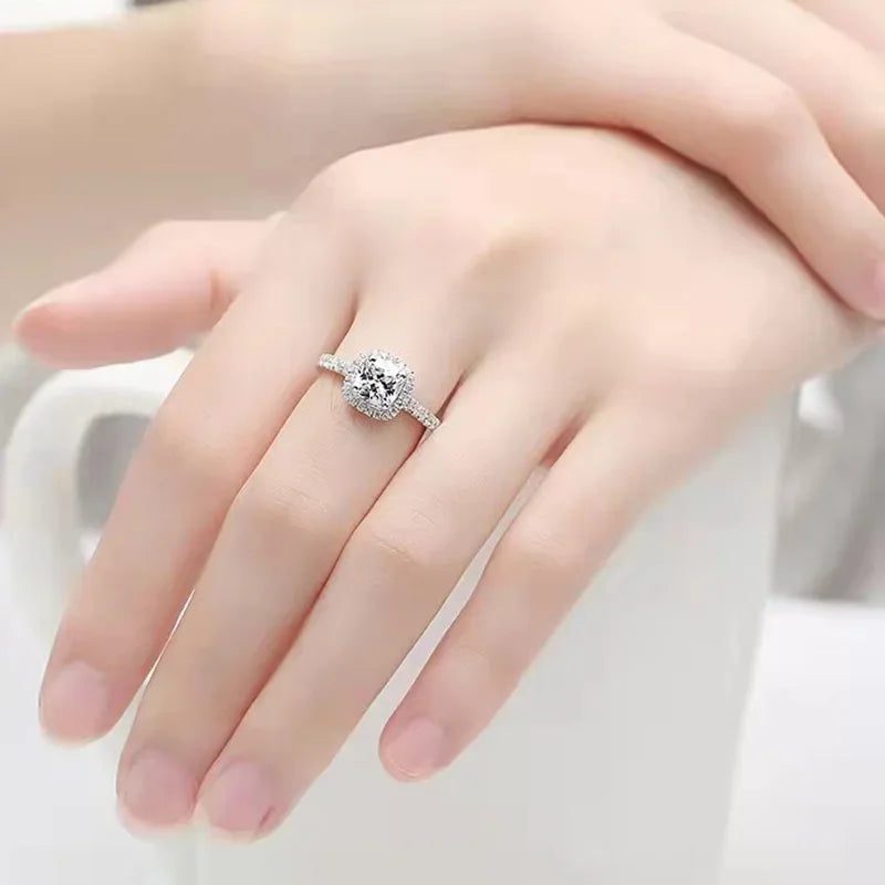 Luxury Moissanite Wedding Jewelry Set for Lovers