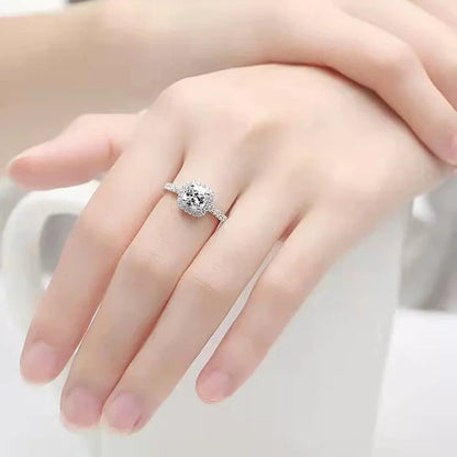 Luxury Moissanite Wedding Jewelry Set for Lovers