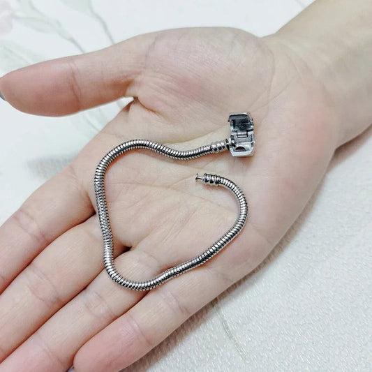 Waterproof Stainless Steel Unisex Snake Bone Bracelet