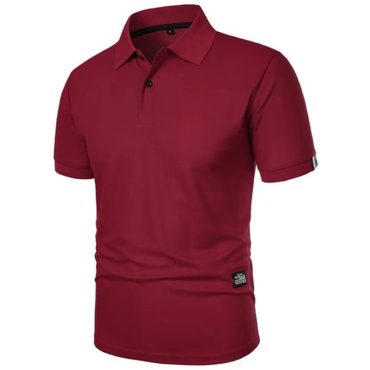 Lightweight Short Sleeve Polo Shirt for Men