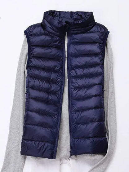 Women’s Ultra Light Duck Down Vest Slim