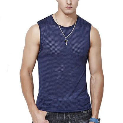 Breathable Mesh Tank Top for Men