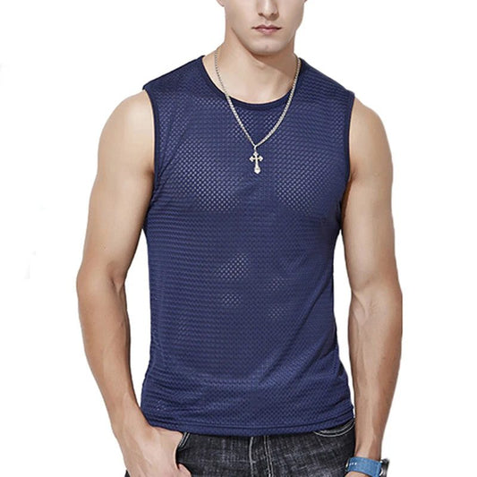 Breathable Mesh Tank Top for Men