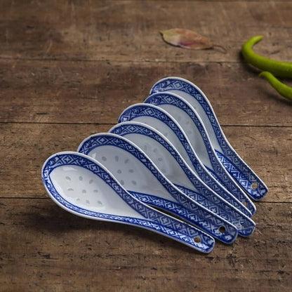5 Ceramic Soup Spoons for Dining Elegance