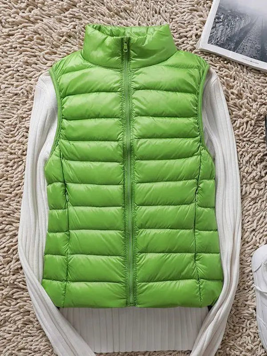 Women Lightweight Duck Down Puffer Vest