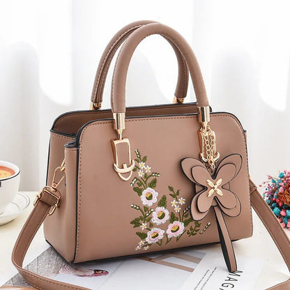 Luxury Embroidered Women's Crossbody Tote Bag