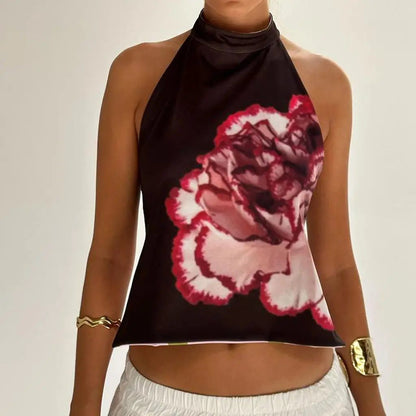 Women’s Halter Neck Crop Tops Summer